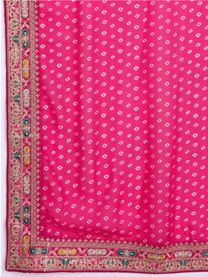 Embroidered Saree With Blouse