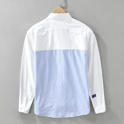 Men Cotton Loose Long Sleeve Shirt (Pack of 2)