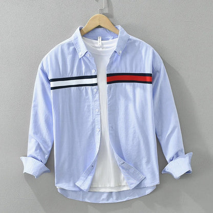 Men Cotton Loose Long Sleeve Shirt (Pack of 2)