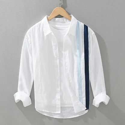 Men Cotton Loose Long Sleeve Shirt (Pack of 2)